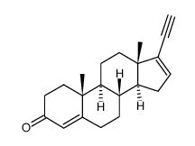 Pregna-4,16-dien-3-on-20-yne Structure