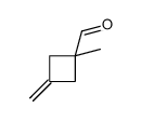 1-methyl-3-methylidenecyclobutane-1-carbaldehyde结构式