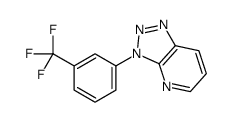 3-[3-(trifluoromethyl)phenyl]triazolo[4,5-b]pyridine Structure