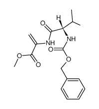 Z-L-Val-ΔAla-OMe结构式