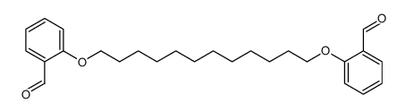 2-[12-(2-formylphenoxy)dodecoxy]benzaldehyde Structure