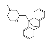 Morpholine,2-(9,10-methanoanthracen-9(10H)-ylmethyl)-4-methyl Structure