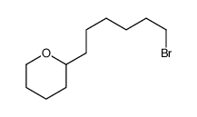 2-(6-bromohexyl)oxane Structure