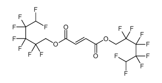 bis(2,2,3,3,4,4,5,5-octafluoropentyl) but-2-enedioate结构式