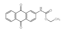 ethyl N-(9,10-dioxoanthracen-2-yl)carbamate Structure