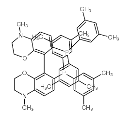 R-(+)-N,N'-DIMETHYL-7,7'-BIS(DI(3,5-XYLYL)PHOSPHINO)-3,3',4,4'-TETRAHYDRO-8,8'-BI-2H-1,4-BENZOXAZINE ISOPROPANOL ADDUCT Structure