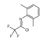 N-(2,6-dimethylphenyl)-2,2,2-trifluoroethanimidoyl chloride Structure