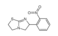6-(2-NITROPHENYL)-2,3,5,6-TETRAHYDROIMIDAZO[2,1-B]THIAZOLE结构式