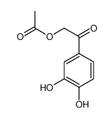 [2-(3,4-dihydroxyphenyl)-2-oxoethyl] acetate Structure