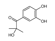 1-(3,4-dihydroxyphenyl)-2-hydroxy-2-methylpropan-1-one Structure