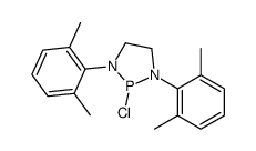 2-chloro-1,3-bis(2,6-dimethylphenyl)-1,3,2-diazaphospholidine Structure