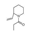 Piperidine, 2-ethenyl-1-(1-oxopropyl)-, (2S)- (9CI) picture