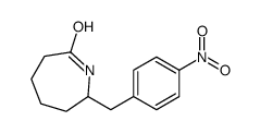 hexahydro-7-[(4-nitrophenyl)methyl]-2H-azepin-2-one Structure