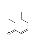 (E)-oct-4-en-3-one Structure