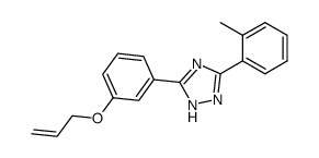 5-(m-Allyloxyphenyl)-3-(o-tolyl)-1H-1,2,4-triazole结构式