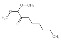 1,1-dimethoxyoctan-2-one structure