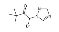 1-bromo-3,3-dimethyl-1-(1,2,4-triazol-1-yl)butan-2-one结构式