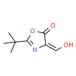 5(4H)-Oxazolone,2-(1,1-dimethylethyl)-4-(hydroxymethylene)-(9CI) Structure