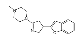 1-[3-(1-benzofuran-2-yl)-3,4-dihydro-2H-pyrrol-5-yl]-4-methylpiperazine结构式