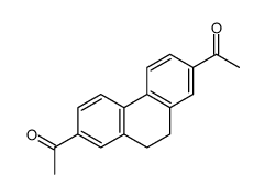 1,1'-(9,10-dihydrophenanthrene-2,7-diyl)bis(ethan-1-one)结构式