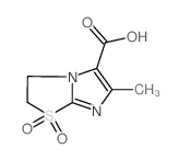 Imidazo[2,1-b]thiazole-5-carboxylic acid, 2,3-dihydro-6-methyl-, 1,1-dioxide (en)结构式