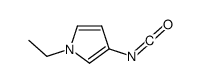 1H-Pyrrole,1-ethyl-3-isocyanato-(9CI)结构式