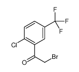 2-CHLORO-5-(TRIFLUOROMETHYL)PHENACYL BROMIDE structure