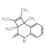 1,2,2a,8b-tetramethyl-4H-cyclobuta[c]quinoline-3-thione Structure