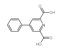 4-Phenylpyridine-2,6-dicarboxylic acid Structure