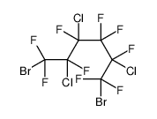 1,6-Dibromo-2,3,5-trichlorononafluorohexane Structure