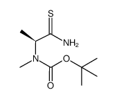 Boc-NMe-Ala-Thioamide Structure