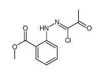 methyl 2-[2-(1-chloro-2-oxopropylidene)hydrazinyl]benzoate Structure