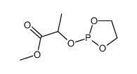 methyl 2-(1,3,2-dioxaphospholan-2-yloxy)propanoate Structure