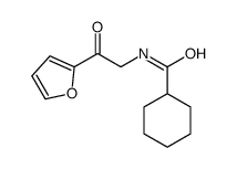 N-[2-(furan-2-yl)-2-oxoethyl]cyclohexanecarboxamide Structure