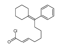 8-cyclohexylidene-8-phenyloct-2-enoyl chloride Structure