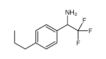 2,2,2-TRIFLUORO-1-(4-PROPYL-PHENYL)-ETHYLAMINE structure