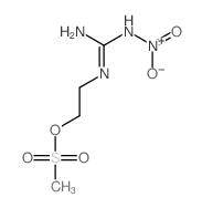 hydroxy-[(N-(2-methylsulfonyloxyethyl)carbamimidoyl)amino]-oxo-azanium picture