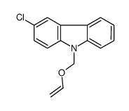 3-chloro-9-(ethenoxymethyl)carbazole结构式