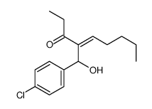 4-[(4-chlorophenyl)-hydroxymethyl]non-4-en-3-one Structure