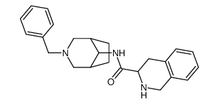 N-(3-benzyl-3-azabicyclo[3.2.1]oct-8-yl)-1,2,3,4-tetrahydroisoquinoline-3-carboxamide Structure