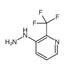 [2-(trifluoromethyl)pyridin-3-yl]hydrazine结构式