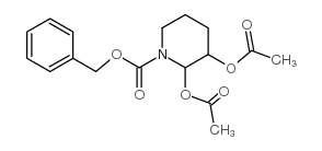 2,3-Bis(acetyloxy)-1-piperidinecarboxylic Acid Phenylmethyl Ester结构式