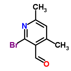 2-Bromo-4,6-dimethylnicotinaldehyde Structure