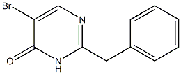 2-benzyl-5-bromopyrimidin-4(3H)-one结构式