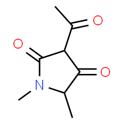 2,4-Pyrrolidinedione, 3-acetyl-1,5-dimethyl- (9CI)结构式