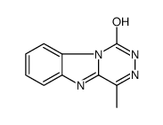 [1,2,4]Triazino[4,5-a]benzimidazol-1(2H)-one,4-methyl-(9CI) structure