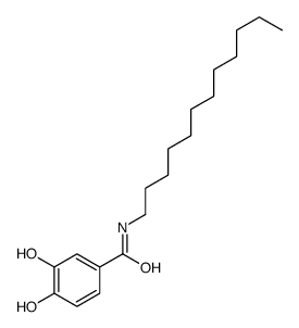 N-dodecyl-3,4-dihydroxybenzamide Structure