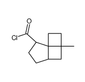 (1S,4S,6S,9S)-4-Methyltricyclo[4.3.0.01,4]nonane-9-carbonyl chloride Structure