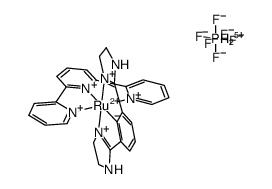 [Ru(1,3-bis(2-imidazoline-2-yl)benzene)(2,2':6',2''-terpyridine)]PF6 Structure