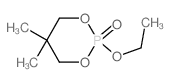 1,3,2-Dioxaphosphorinane,2-ethoxy-5,5-dimethyl-, 2-oxide结构式